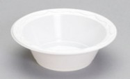 Genpak 5 oz. White Plastic Bowl – 1000/case
