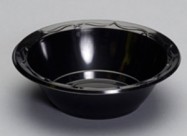 Genpak 12 oz. Black Plastic Bowl – 1000/case