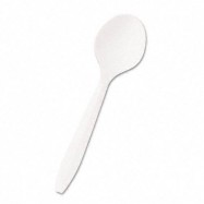 Berkely Square HD White Plastic Soup Spoon 1000/Case