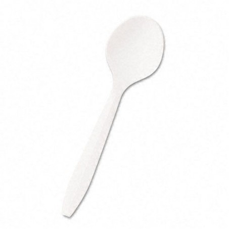 Berkely Square HD White Plastic Soup Spoon 1000/Case