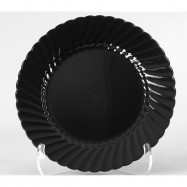 Classicware 10 1/4″ Black Plastic Plate 144/Case
