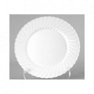 Classicware 6″ White Plastic Plate 180/Case