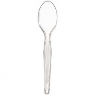 Maryland Plastics HD Clear Plastic Spoon 100/Pack