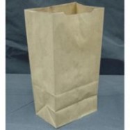 Kraft 12lb Brown Paper Bag 500/Pack