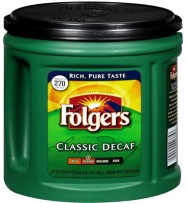 Folgers Decaf Coffee 33.9oz Can
