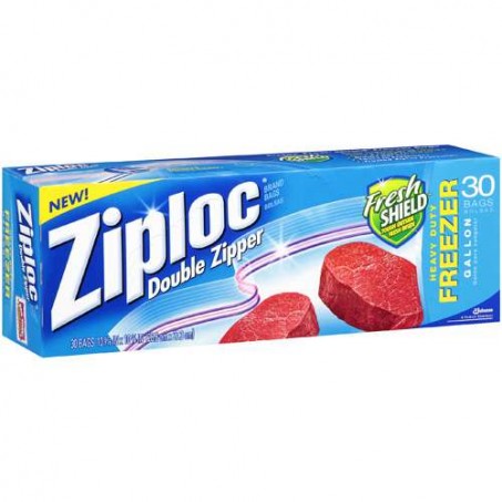 Ziploc Gallon Size Freezer Bag 9/30 Case