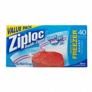 Ziploc Quart Size Freezer Bag 9/40 Case