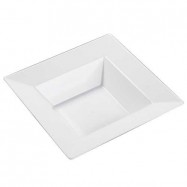 12 oz. Maryland Plastic White Square Bowl – 120/case