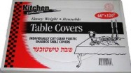 60″x120″ Clear Plastic Table Cover 10/14 Case