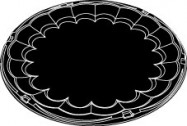 Pactiv 16″ Round Black Catering Tray 50/Case