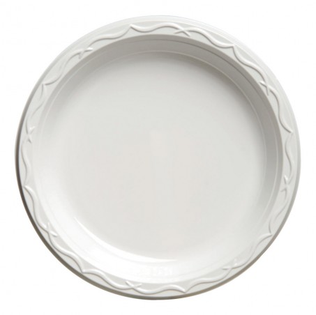 Genpak 6″  White Plastic Plates– 1000/case