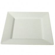 10.75″ Maryland Plastic White Square Plate– 120/case