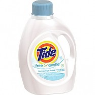 Tide Free Laundry Detergent 2X Concentrate 4/100oz Case