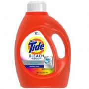 Tide HE Laundry Detergent 2X Concentrate with Bleach 4/100oz Case