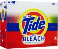 Tide Powder Laundry Detergent with Bleach 2/144oz Case