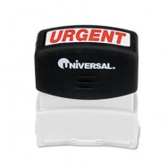 Universal “Urgent” Message Pre-Inked Red Stamp