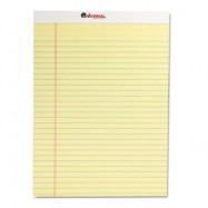 Universal Perforated 8.5″x11″ Yellow Legal Pad 12/Pack