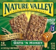 Nature Valley Oats ‘N Honey Granola Bars 12/Case