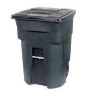 Cascade 96 Gallon Wheeled Trash Can with Lid