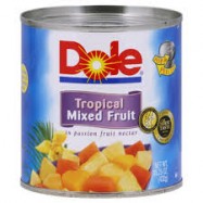 Dole Mixed Tropical Fruit 12/15.25oz Case