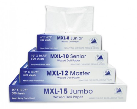 12″ x 10.75″ Inter-folded Deli Wax Paper 6000/Case