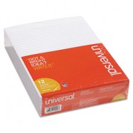 Universal Glue Top 8.5″x11″ White Legal Pad 12/Pack