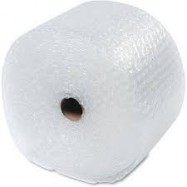 24″x250′ 1/2″ Clear Bubble Wrap, Perforated every 12″, 2 Rolls/Case