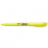 Bic Fluorescent Yellow Bright Liner 12/Pack
